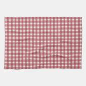 Gingham Charme Rood Theedoek (Horizontaal)