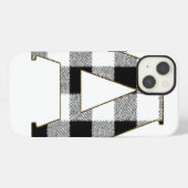 Gingham Check A iPhone Hoesje (Achterkant horizontaal)