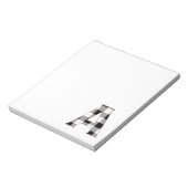 Gingham Check A Notitieblok (Linkerzijde)