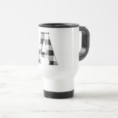 Gingham Check A Reisbeker (Voorkant rechts)