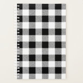 Gingham Check Black Planner (Voorkant)