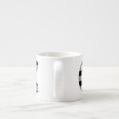 Gingham Check C Espresso Kop (Achterkant)