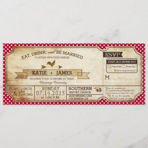 Gingham Check Country Picnic Weddenschap Frans Kaart