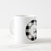 Gingham Check G Koffiemok (Voorkant links)