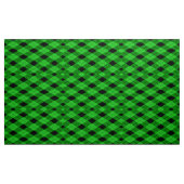 Gingham Check Green and Black Pattern Fabric Stof (Yard (91,4 cm))