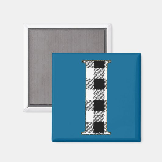 Gingham Check I Magneet (Voorkant / Achterkant)