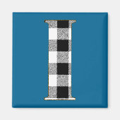 Gingham Check I Magneet (Voorkant)
