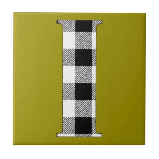 Gingham Check I Tegeltje (Voorkant)