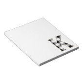 Gingham Check K Notitieblok (Schuin)