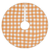 GINGHAM CHECK KERSTBOOM ROK (Voorkant)