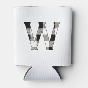 Gingham Check Letter W Blikjeskoeler