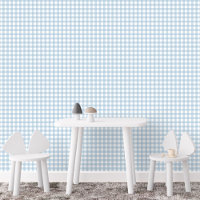 Gingham check leuke eenvoudige blauwe boerderij pl