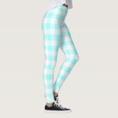 Gingham Check Light Blue Leggings (Rechts)