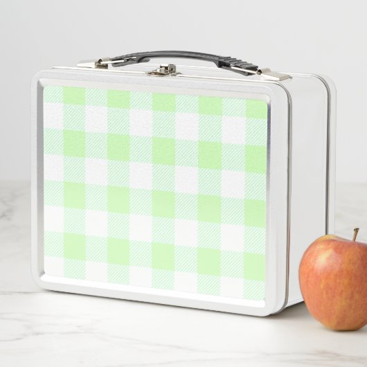 Gingham Check Light Green (In situ)
