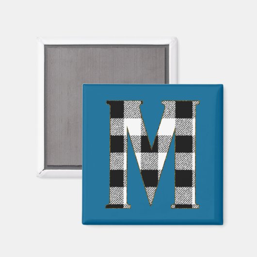 Gingham Check M Magneet (Voorkant / Achterkant)