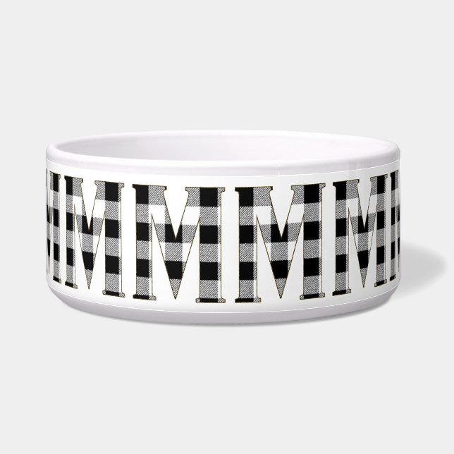 Gingham Check M Voerbakje (Rechts)