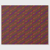 Gingham Check Multicolored Pattern Cadeaupapier (Vlak)
