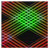 Gingham Check Multicolored Pattern Fabric Stof (Close Up)