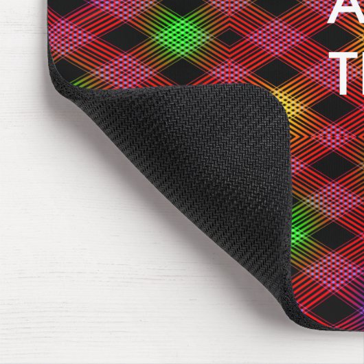 Gingham Check Multicolored Pattern Muismat (Hoek)