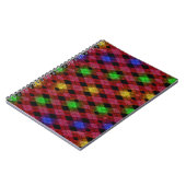 Gingham Check Multicolored Pattern Notitieboek (Linkerzijde)