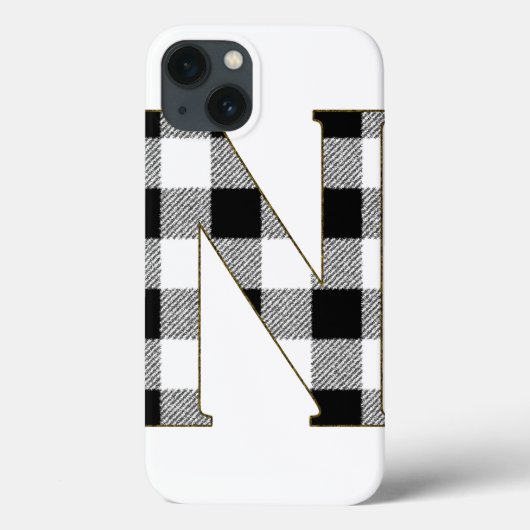 Gingham Check N Case-Mate iPhone Case (Achterkant)