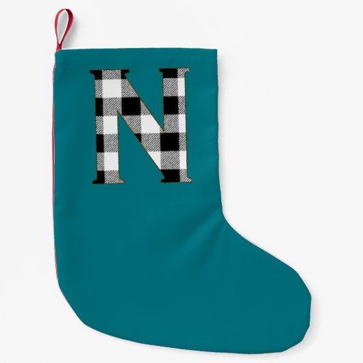Gingham Check N Kleine Kerstsok (Voorkant)