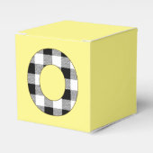 Gingham Check O Bedankdoosjes (Voorkant Zijde)