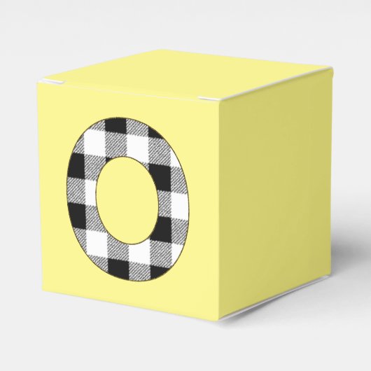 Gingham Check O Bedankdoosjes (Voorkant Zijde)
