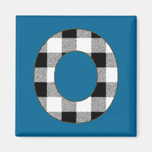 Gingham Check O Magneet