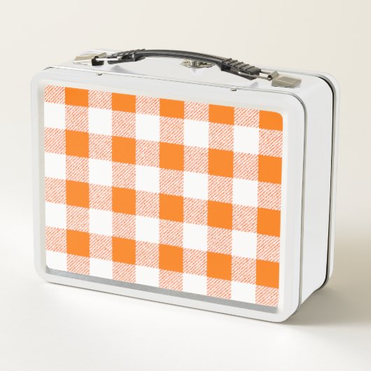 Gingham Check Oranje (Achterkant)