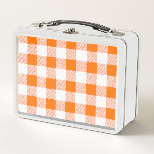 Gingham Check Oranje