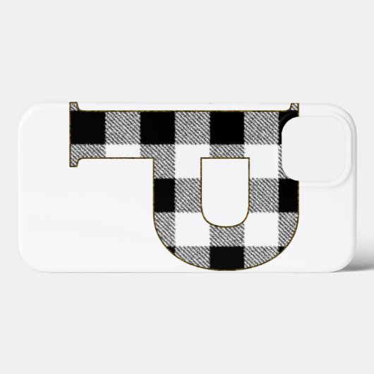 Gingham Check P Case-Mate iPhone Case (Achterkant (horizontaal))