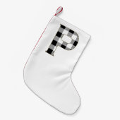 Gingham Check P Kleine Kerstsok (Voorkant (Hangend))