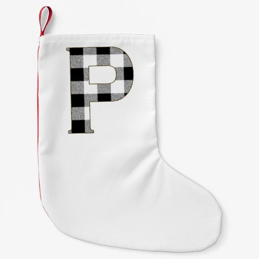 Gingham Check P Kleine Kerstsok (Voorkant)
