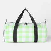 Gingham check patroon (lichtgroen) plunjezak (Achterkant)
