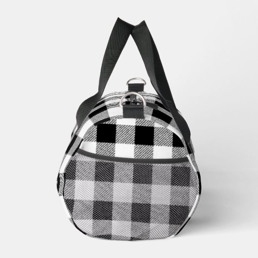 Gingham check patroon (zwart) plunjezak (Rechts)