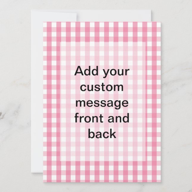 Gingham Check Pattern (Voorkant)