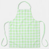 Gingham Check Pattern Light Green Schort (Voorkant)