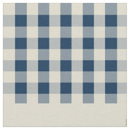 Gingham Check Pattern Monogram Custom Boy's Stof