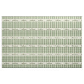 Gingham Check Pattern Monogram Sage Green Boys Stof (Yard (91,4 cm))