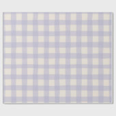 Gingham Check Pattern with White Speckles Cadeaupapier (Vlak)