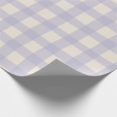 Gingham Check Pattern with White Speckles Cadeaupapier (Hoek)