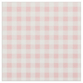 Gingham Check Print Stof