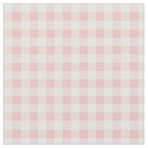 Gingham Check Print Stof
