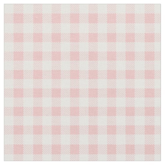 Gingham Check Print Stof (Close Up)