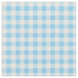 Gingham Check Print Stof