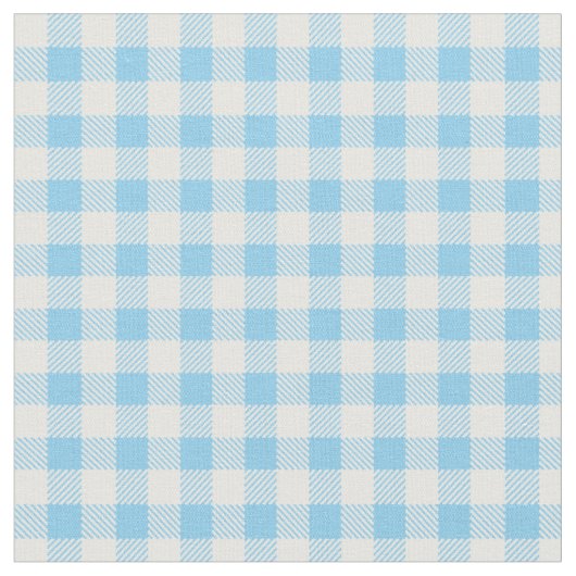 Gingham Check Print Stof (Close Up)