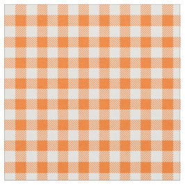 Gingham Check Print Stof