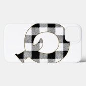 Gingham Check Q Case-Mate iPhone Case (Achterkant (horizontaal))
