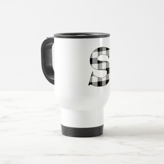 Gingham Check S Reisbeker (Voorkant links)